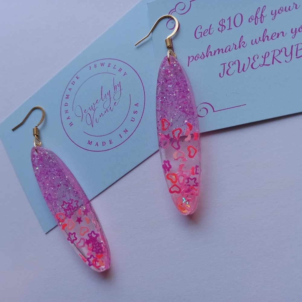 Hand Crafted Barbie's Dreams Collection Earrings - Picture 4 of 6